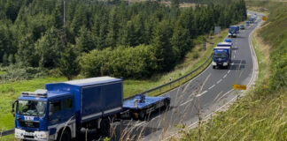 Verlegeübung, Führen von THW Einheiten in ein überregionales Einsatzgebiet.