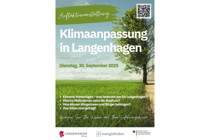 Poster: Klimaanpassung in Langenhagen Gemeinsam für unsere Zukunft