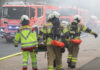 Einsatzübung der Regionsfeuerwehrbereitschaft 5 der Region Hannover am Flughafen Hannover