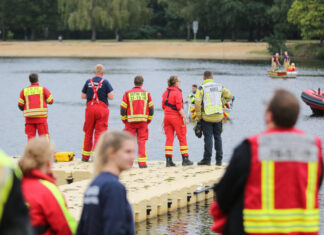Vergessene Tasche löst Großeinsatz am Silbersee aus Wasserrettung Silbersee