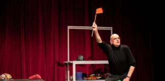 theater für niedersachsen: „Der  Barbier von Sevilla - kurz geschoren“, im Bild: Tobias Hieronimi