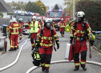 Kellerbrand in Isernhagen N.B. schnell unter Kontrolle Feuerwehreinsatz Isernhagen