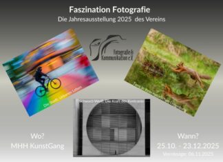 Vernissage zur Fotoausstellung „Faszination Fotografie“ am 6. November 2025 im KunstGang der MHH Faszination Fotografie Die Jahresausstellung 2025