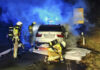 PKW-Brand auf der B522