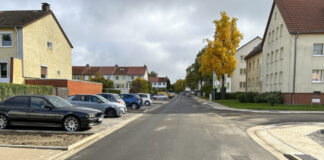 Allerweg in Langenhagen: Straßenausbau früher als geplant abgeschlossen.