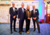 Das aktuelle Präsidium des DEHOGA Niedersachsen (v.l.): Vizepräsident Olaf Stamsen, Präsident Dirk Breuckmann, Vizepräsidentin Birgit Kolb-Binder, Schatzmeister Christian Stöver.