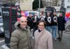 Hannovers Oberbürgermeister Belit Onay und enercity-CEO Aurélie Alemany bei der Präsentation des 1.000sten öffentlichen enercity-Ladepunkts in Hannover.