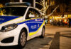 Symbolbild: Polizei auf dem Weihnachtsmarkt - Hannover