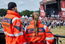 Johanniter fordern mehr Unterstützung: Ehrenamt braucht starke Rahmenbedingungen Ehrenamtliche Johanniter, im Einsatz beim Deichbrand-Festival in Cuxhaven