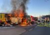 Fahrzeugbrand - Raststätte Lehrter See