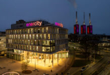 enercity sichert sich Großauftrag zur Stromversorgung von ARD und ZDF bis 2029 Die neue enercity-Konzernzentrale an der Glocksee in Hannover.