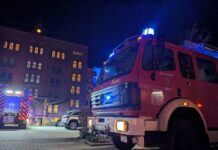 Feuerwehr Celle mit drei Einsätzen am Abend – Person bricht im Schloßgraben ins Eis ein Einsatzstelle automatische Feuermeldung
