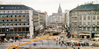 U-Bahn-Baustelle auf Ernst-August-Platz