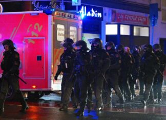 polizeieinsatz am steintor in hannover.