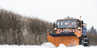 Winterdienst von aha im Einsatz.