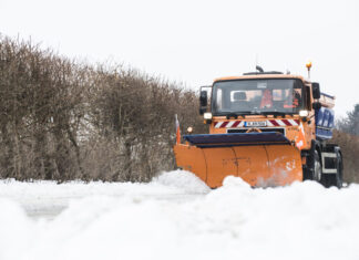 Winterdienst in Hannover: aha mit umfangreichem Einsatz gegen Schnee und Glätte Winterdienst von aha im Einsatz.