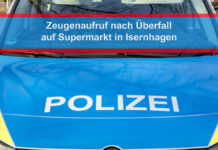 Erneuter Raubüberfall auf Supermarkt in Isernhagen: Polizei bittet um Zeugenhinweise Symbolbild Überfall