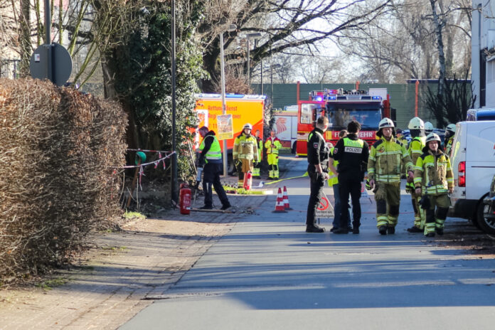 Feuerwehreinsatz Langenhagen / Gasleck