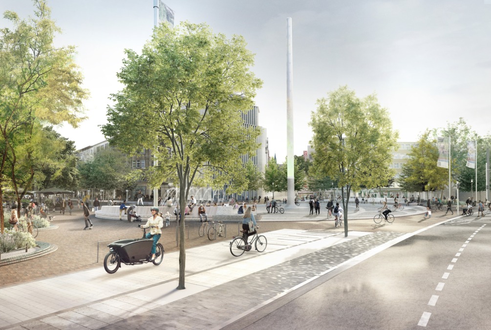 spatenstich für den steintorplatz hannover: start für umfassende neugestaltung visualisierung steintorplatz hannover