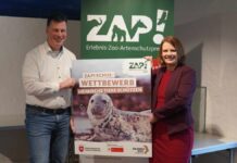 ZAP! 2026: Zoo Artenschutzpreis setzt Fokus auf heimische Tierarten Zoogeschaeftsfuehrer Andreas M. Casdorff und die Nds. Kultusministerin Julia Willie Hamburg stellen das Thema fuer den ZAP 2026 vor