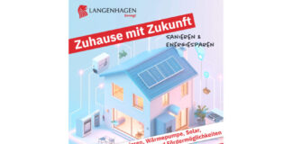 Plakat: Zuhause mit Zukunft – Sanieren & Energiesparen“: Informationsangebot im City Center Langenhagen