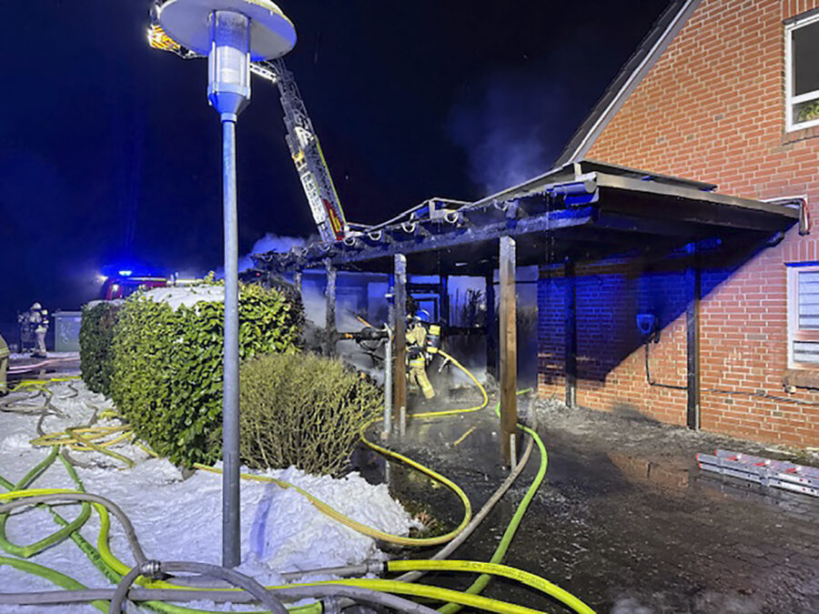 dachstuhlbrand in immensen