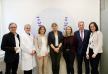 Neues Kapitel für die integrative Krebsmedizin an der MHH (v.l.) Beiratsmitglieder Prof. Matthias Rostock und Prof. Hans Christiansen, Prof. Diana Steinmann (Leiterin des Klaus-Bahlsen-Zentrums), MHH-Präsidentin Prof. Denise Hilfiker-Kleiner, PD Dr. Susanne Isfort (Geschäftsführerin CCC Hannover), Dr. Jürgen Seja (Vorsitzender der Rut- und Klaus-Bahlsen-Stiftung) sowie Dr. Sabine Schopp (Geschäftsführendes Vorstandsmitglied der Rut- und Klaus-Bahlsen-Stiftung).