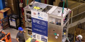 Die transportable Falle BASE-STEP mit der nun erstmals Antiprotonen transportiert wurden.