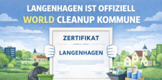 Langenhagen ist ausgezeichnet! Stadt als „World Cleanup Kommune“ zertifiziert