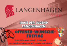 Haus der Jugend Langenhagen: Wünsche-Freitag: Spiel, Spaß und Kreativität Offener Wünsche Freitag am 13.03.2026 im Haus der Jugend in Langenhagen