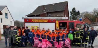 Erfolgreiche Müllsammelaktion der Jugendfeuerwehr Bokeloh