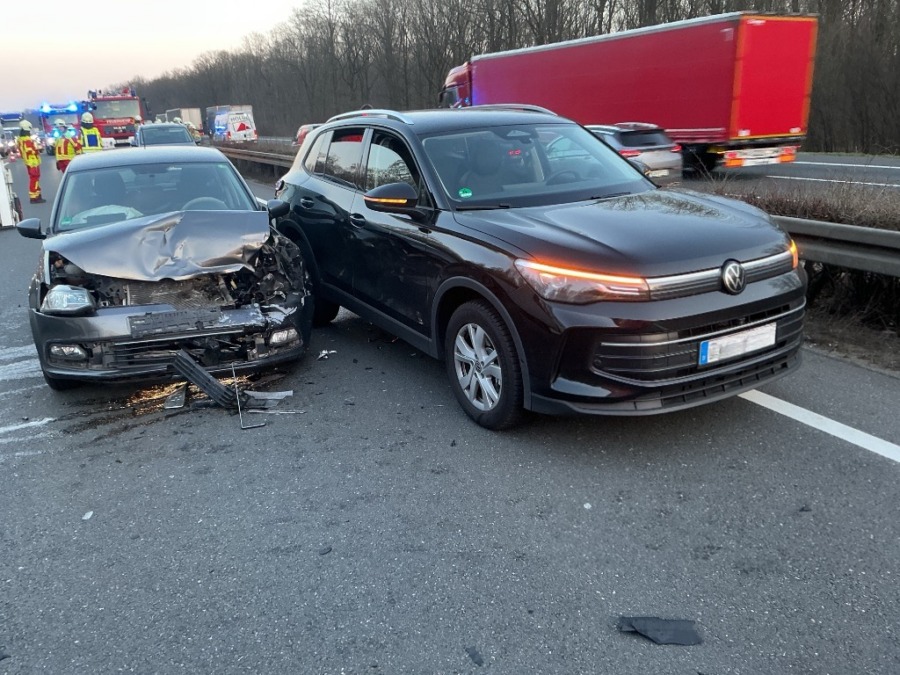 verkehrsunfall auf der a2