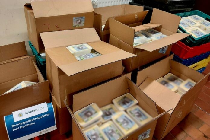 Rund 350 Kilogramm ungekühltes Speiseeis wurden in einem Transporter sichergestellt.