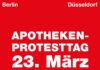 grafik: am 23. märz 2026 ist apothekenprotesttag.