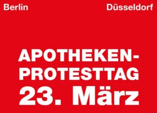 grafik: am 23. märz 2026 ist apothekenprotesttag.