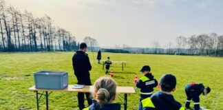 Kinderfeuerwehr legt „Brandfloh“ ab