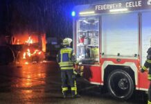 Lkw brennt in Celle vollständig aus Celle: Lkw-Brand