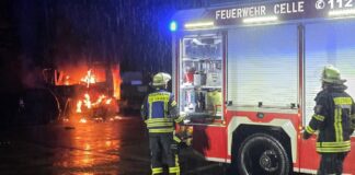 Celle: Lkw-Brand