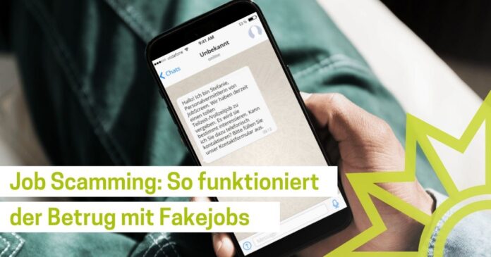 Job Scamming Job Scamming: So funktioniert der Betrug mit Fakejobs