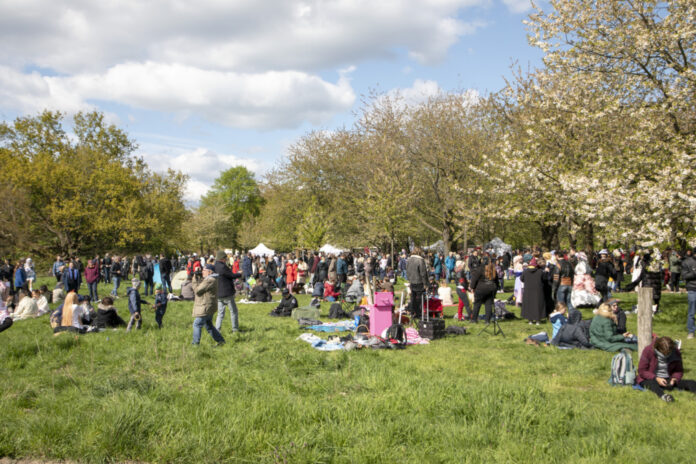 Themenfoto: Kirschblütenfest am Hiroshima Hain in Hannover (Archivbild 2024).
