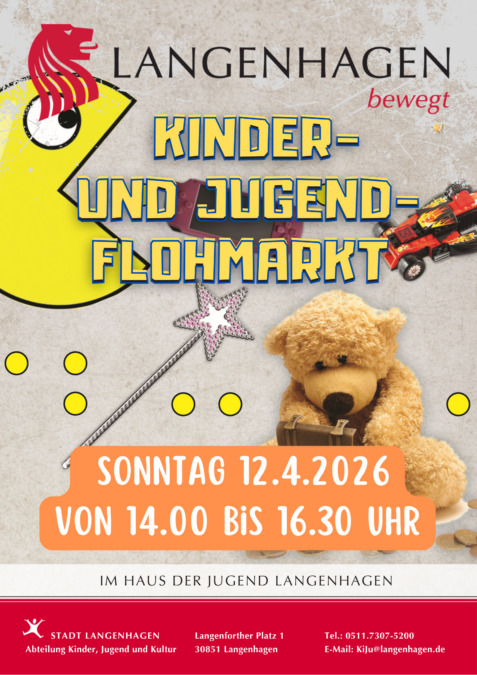 Flohmarkt am 12. April im Haus der Jugend Flohmarkt am 12. April im Haus der Jugend