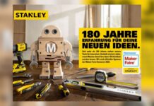 STANLEY wird Hauptsponsor der Maker Faire Hannover 2026 Werkzeug-Profi trifft Maker-Szene / STANLEY unterstützt die Maker Faire Hannover 2026