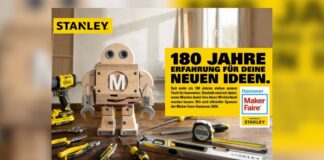 Werkzeug-Profi trifft Maker-Szene / STANLEY unterstützt die Maker Faire Hannover 2026