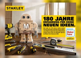 STANLEY wird Hauptsponsor der Maker Faire Hannover 2026 Werkzeug-Profi trifft Maker-Szene / STANLEY unterstützt die Maker Faire Hannover 2026