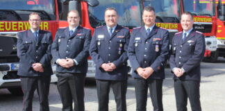 v.l.n.r.: Niklas Krügener, Marcel Ochmann, Thomas Cremer, Thomas Ochmann, Kevin Kourdis