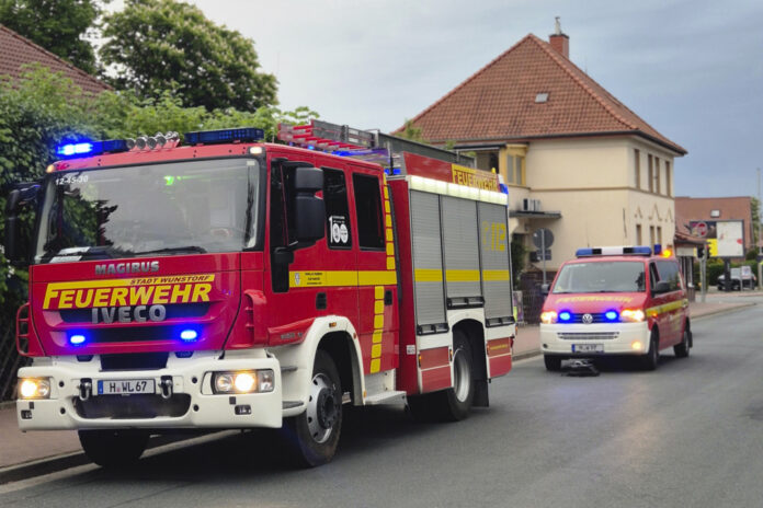 Feuerwehr Luthe probt Ernstfall