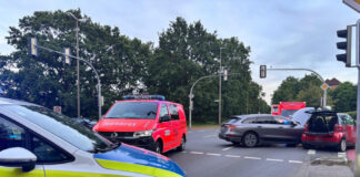 Zwei verletzte Personen bei Verkehrsunfall in Langenhagen