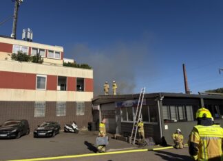 Feuer im Gewerbegebiet Godshorn: Komplexer Großeinsatz der Feuerwehr Feuer im Gewerbegebiet Godshorn