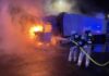lkw brennt auf a2-rastanlage lehrter see nord – fahrer rettet sich rechtzeitig