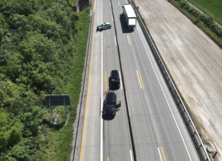 unfallstelle auf der a7 bei drispenstedt
